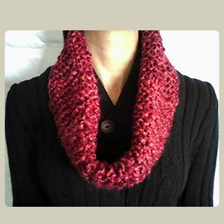 Cuello casual abrigador. Talykí Taller de Tejidos y diseño textil